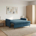 Schlafsofa Blau Stoff