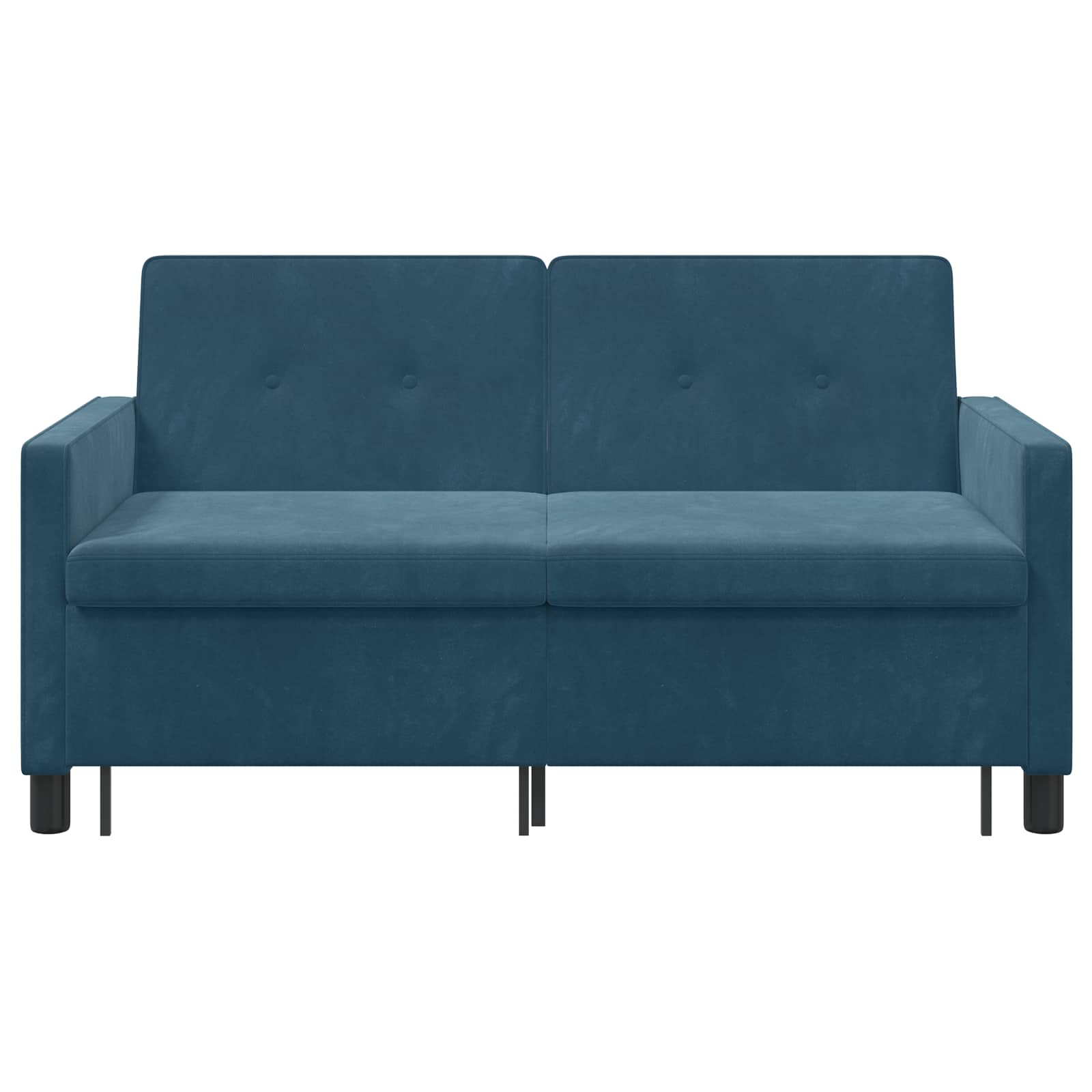 Schlafsofa Blau Stoff