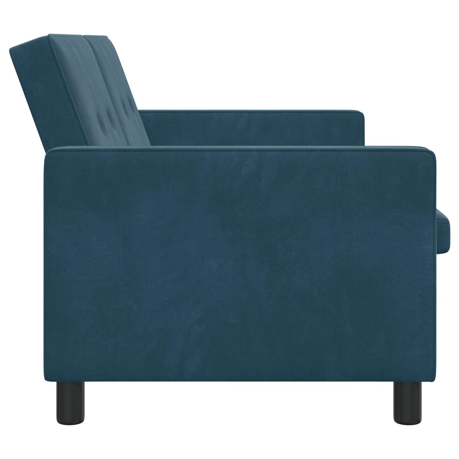 Schlafsofa Blau Stoff
