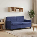 Schlafsofa Polizeiblau Stoff