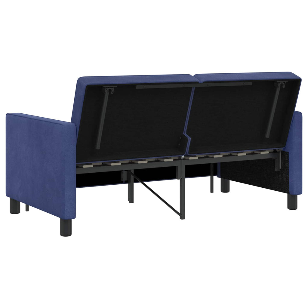Schlafsofa Polizeiblau Stoff