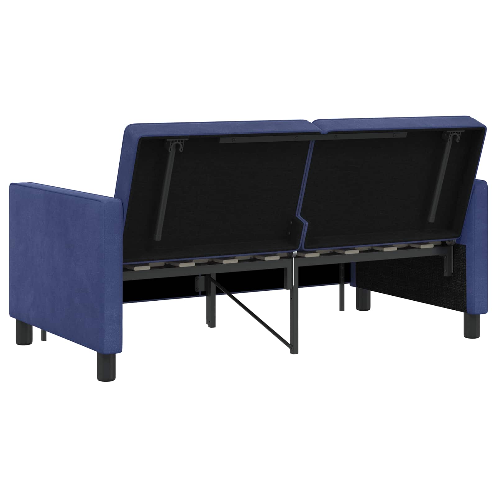 Schlafsofa Polizeiblau Stoff