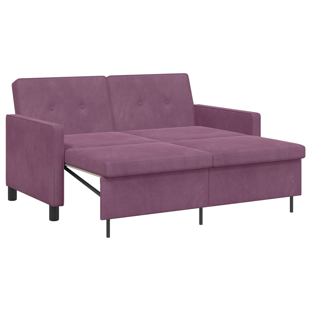 Schlafsofa Lila Stoff