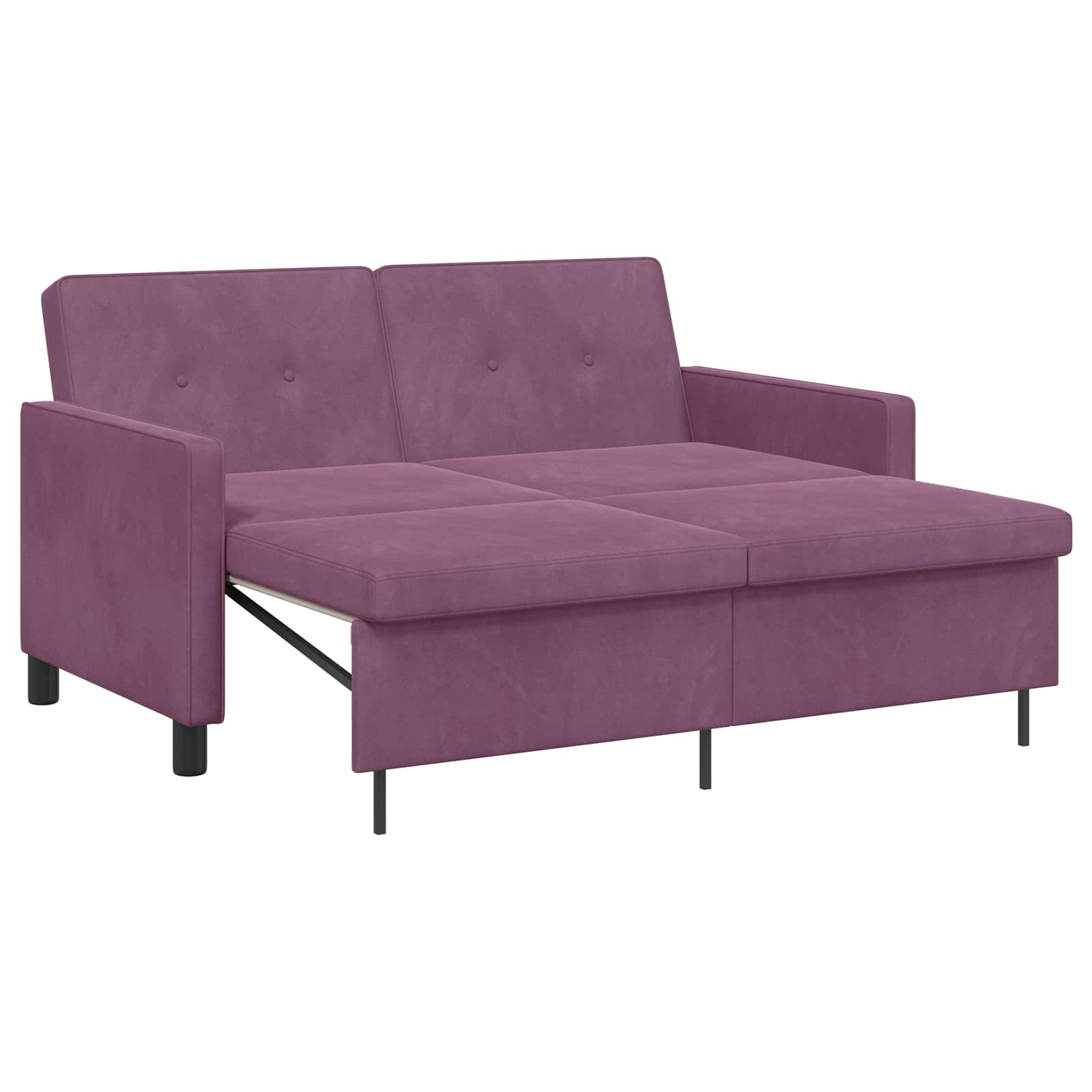 Schlafsofa Lila Stoff