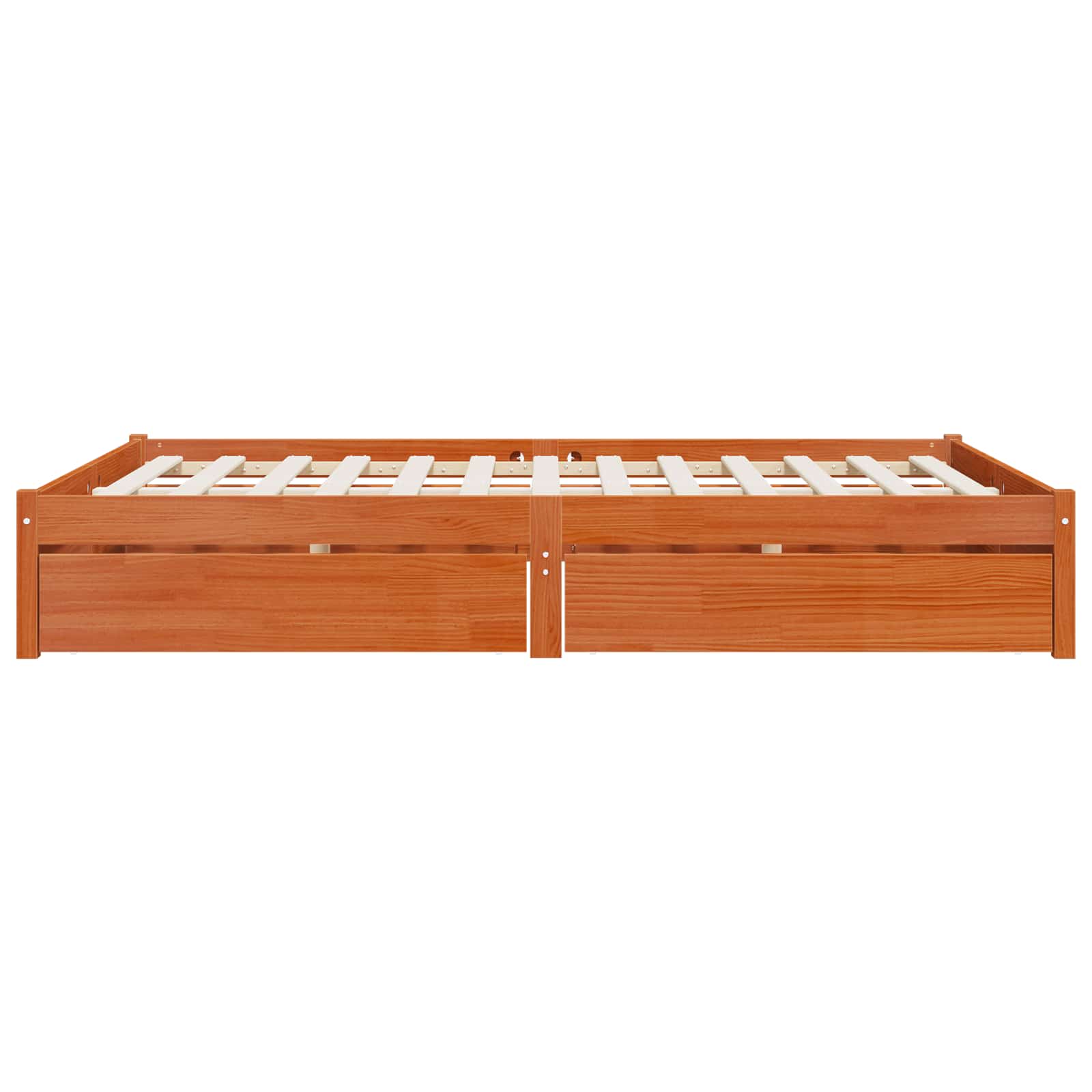 Bettrahmen mit Schubladen mit Speicher Massivholz Kiefer