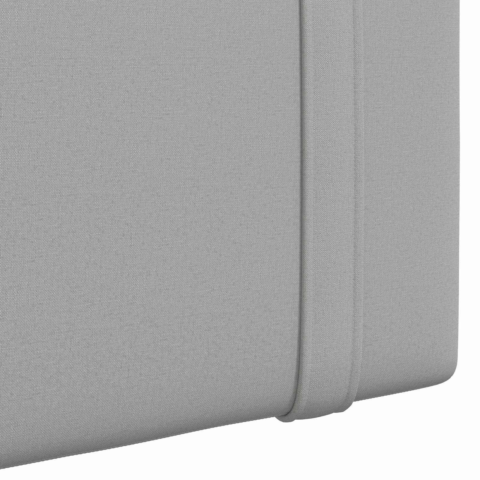 Hängendes Kopfteil Mit LED Licht Wolkengrau Stoff