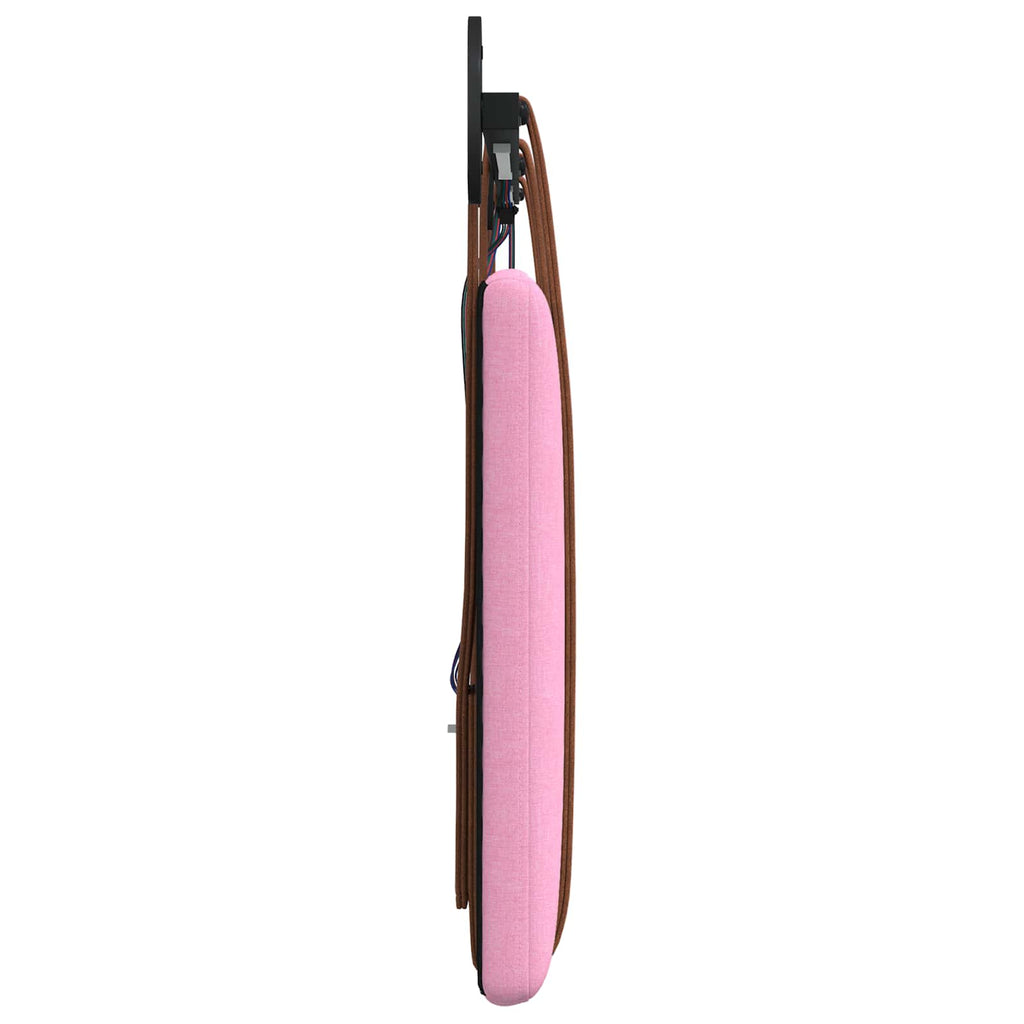 Hängendes Kopfteil Mit LED Licht Rosa Antikes PU