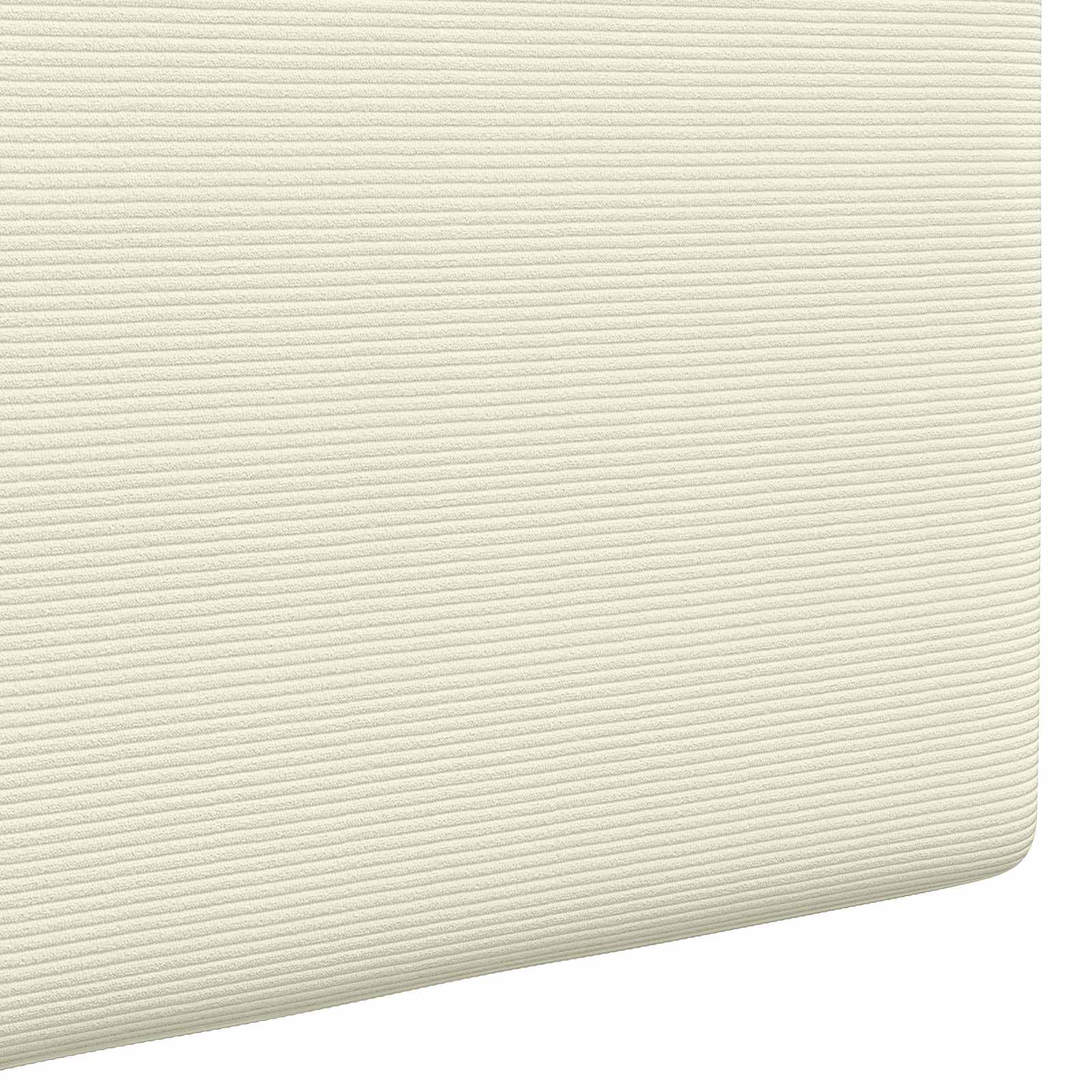 Hängendes Kopfteil Mit LED Licht Creme Cordstoff