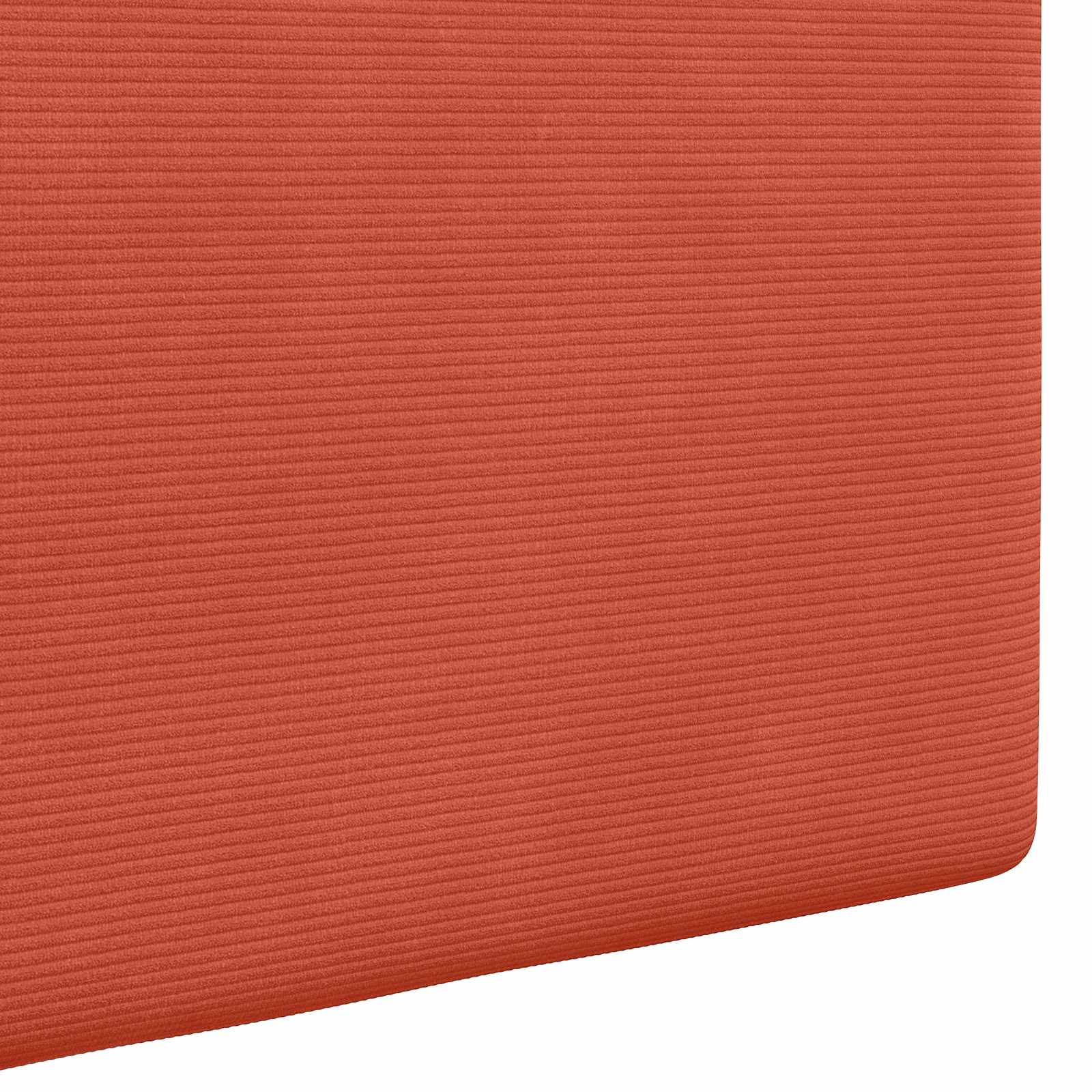Hängendes Kopfteil Mit LED Licht Rot-Orange Cordstoff