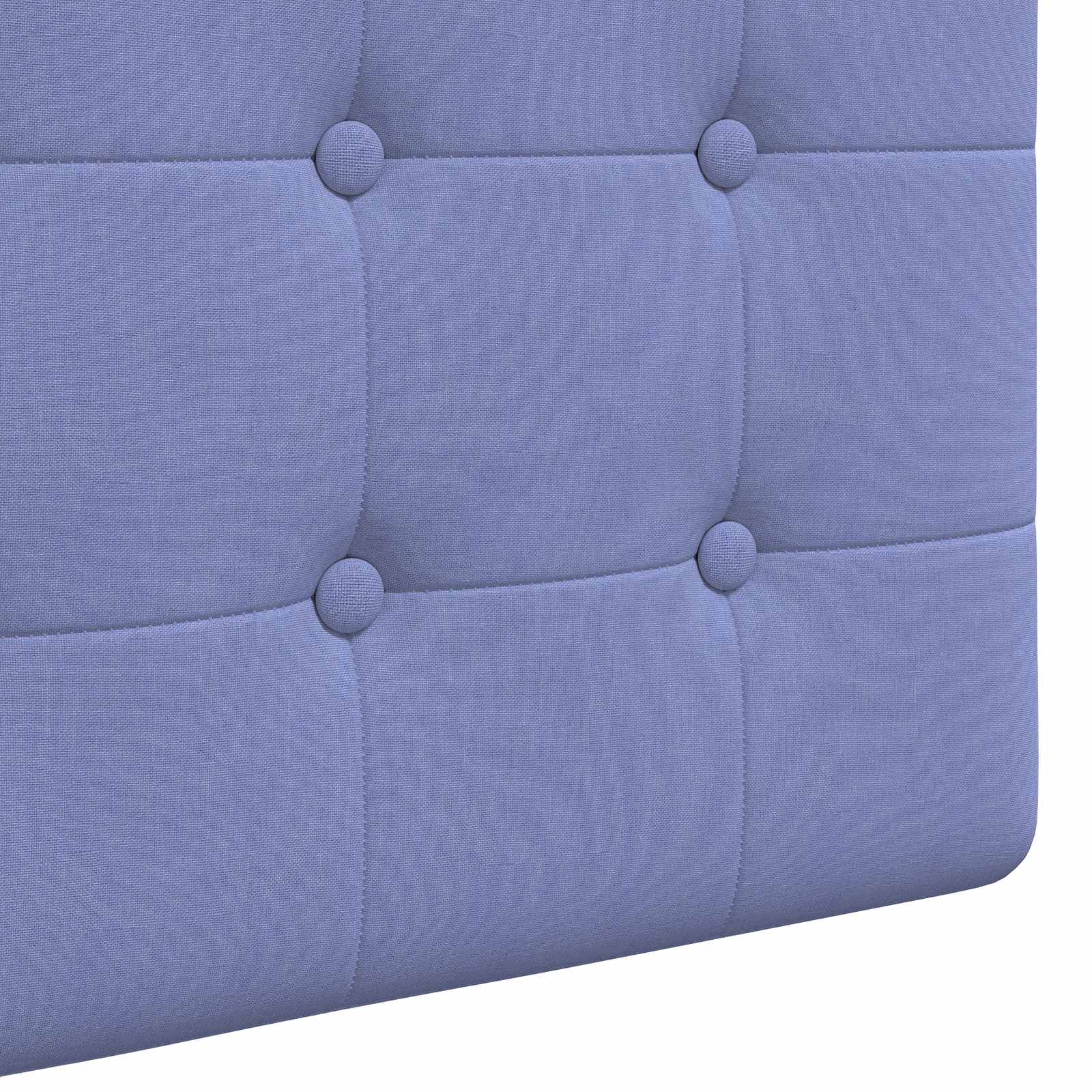 Hängendes Kopfteil Mit LED Licht Jeans blau Stoff