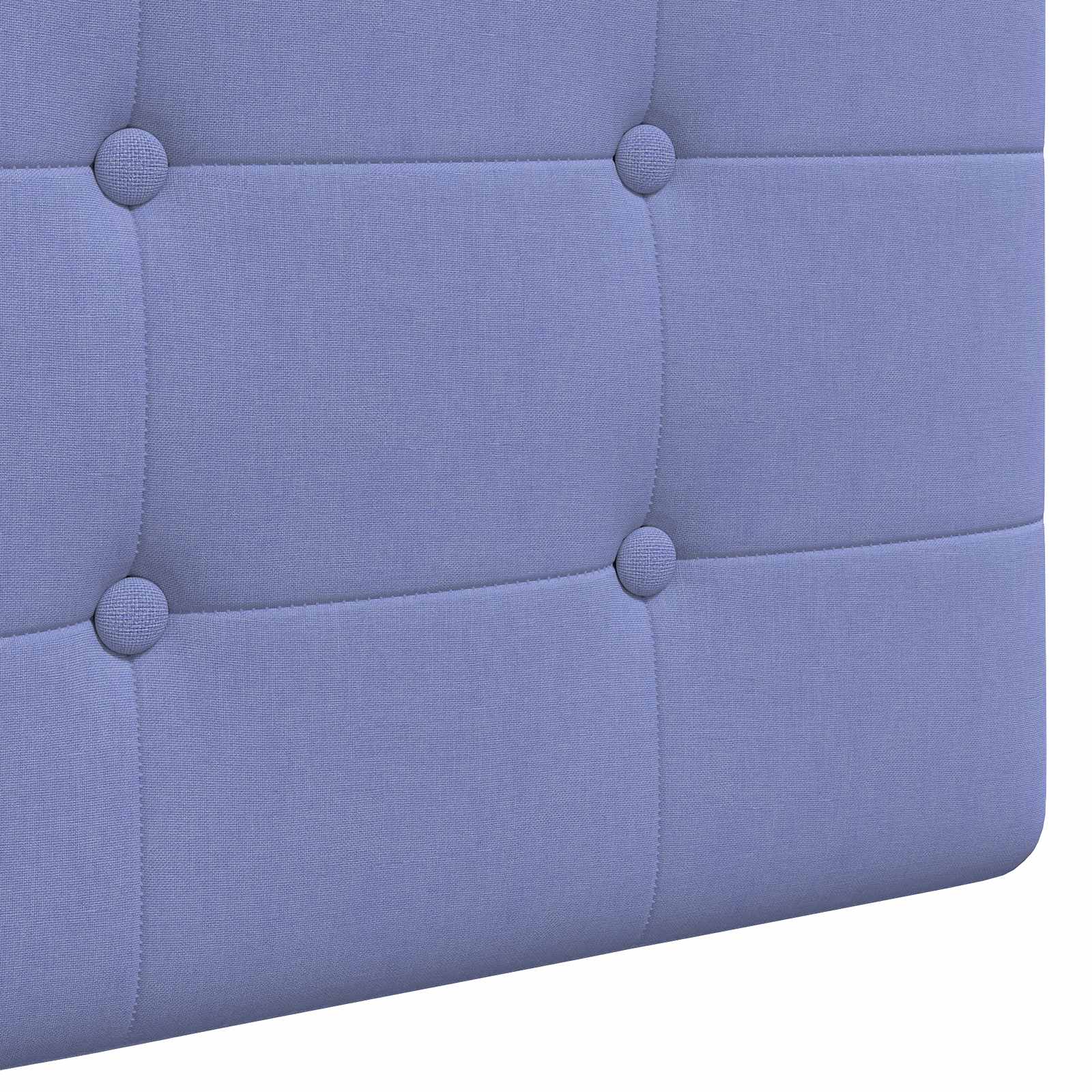 Hängendes Kopfteil Mit LED Licht Jeans blau Stoff