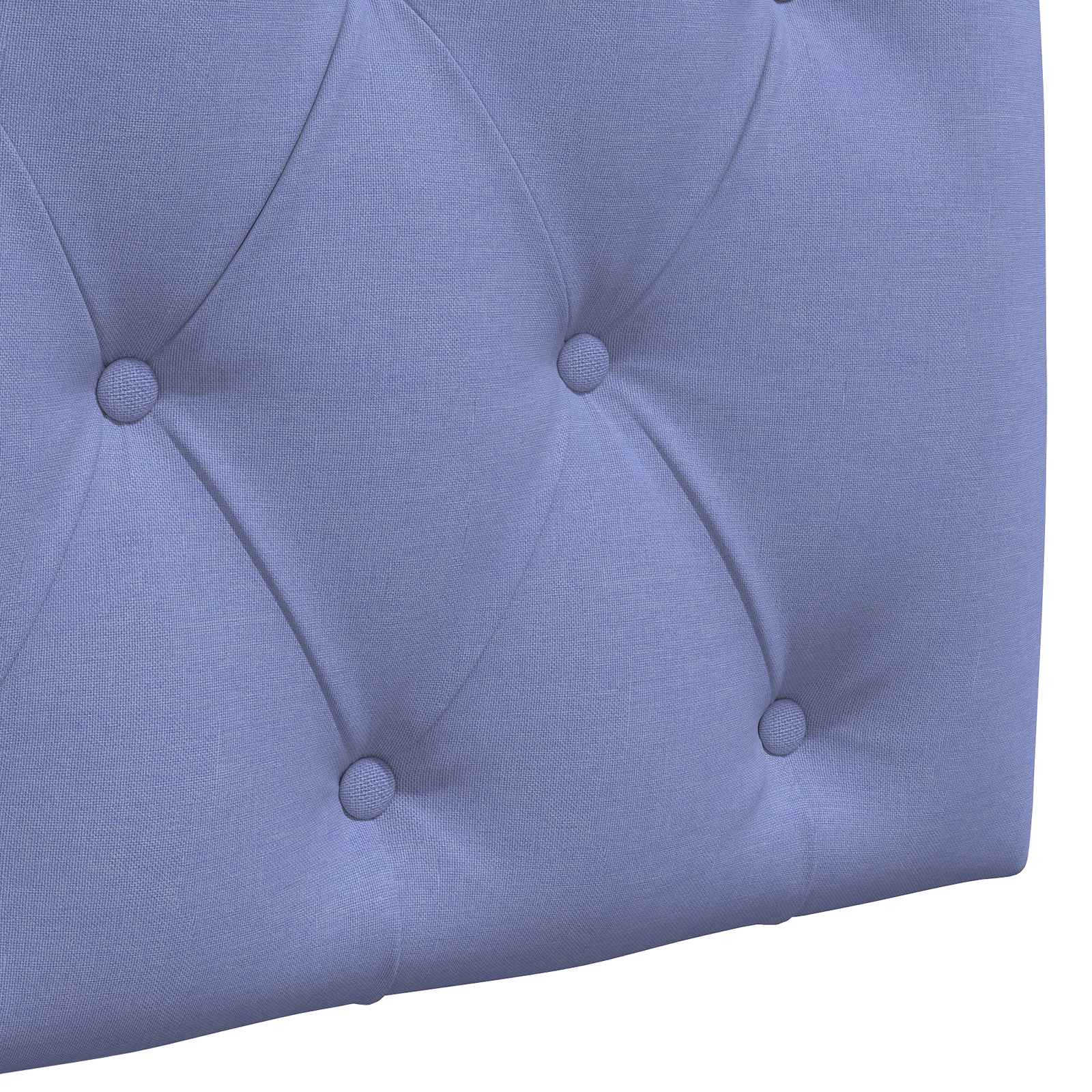 Hängendes Kopfteil Mit LED Licht Jeans blau Stoff