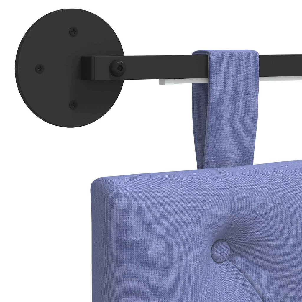 Hängendes Kopfteil Mit LED Licht Jeans blau Stoff