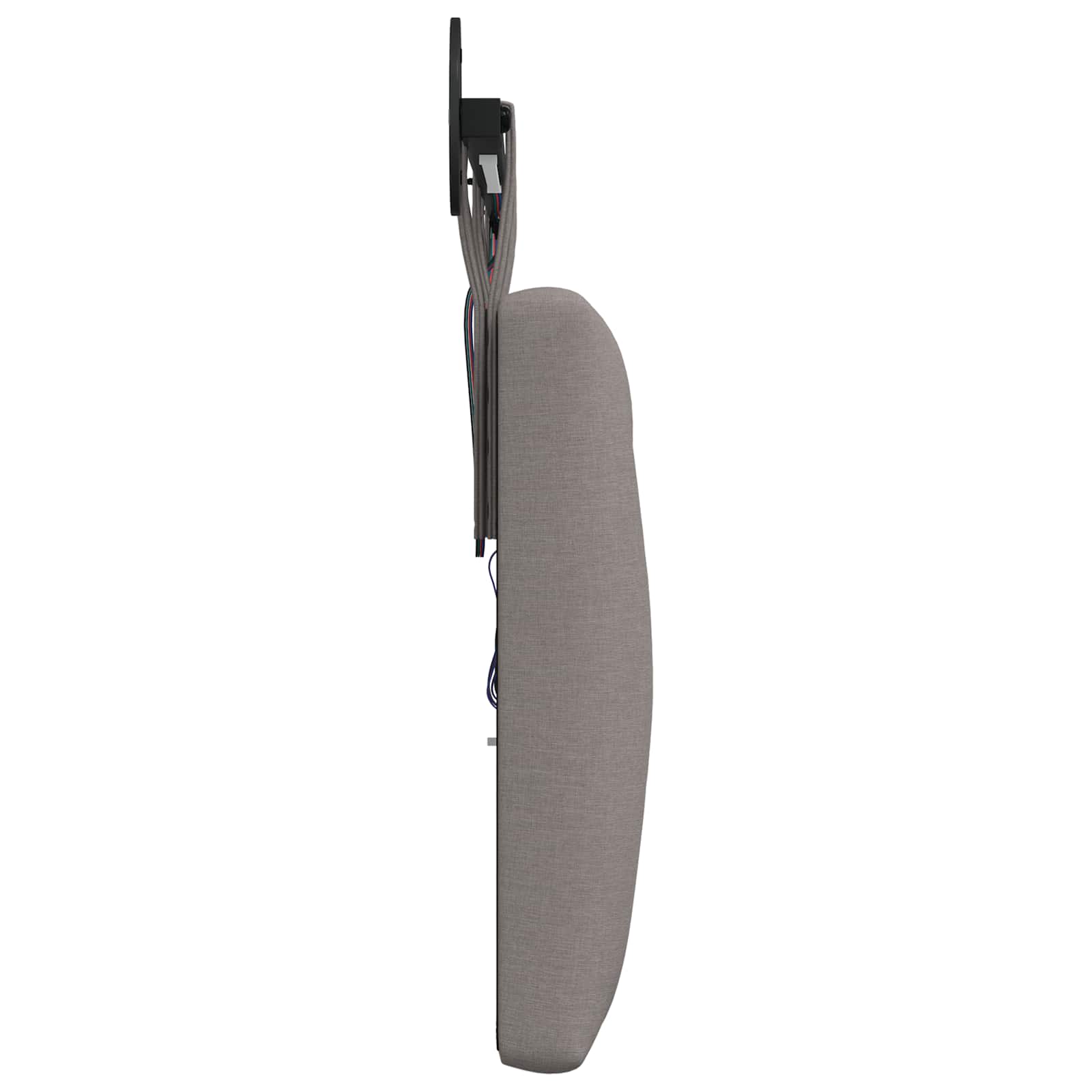 Hängendes Kopfteil Mit LED Licht Taupe Stoff