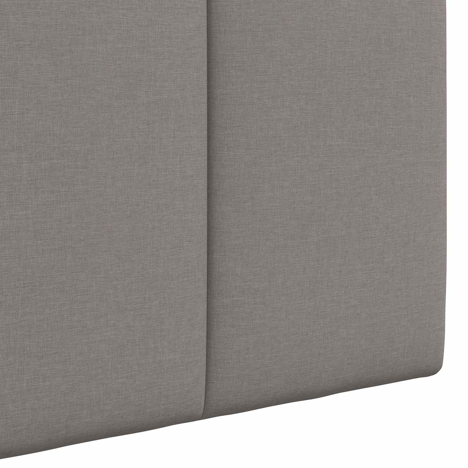 Hängendes Kopfteil Mit LED Licht Taupe Stoff