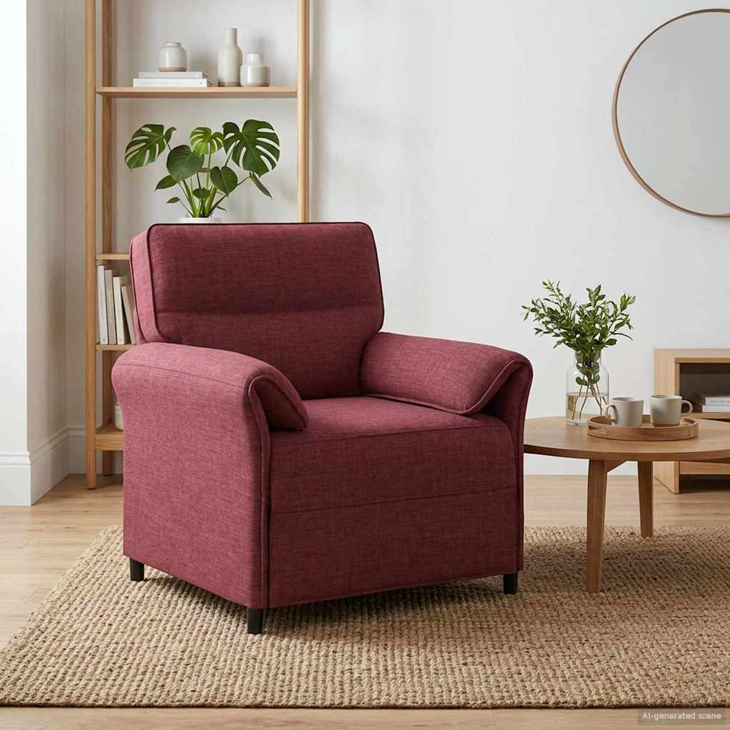 Sofa 100% Polyester, Metallrahmen, MDF, Sperrholz
