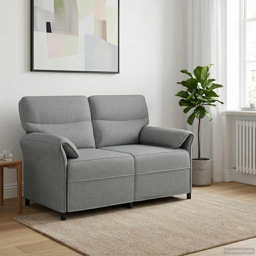 Sofa 100% Polyester, Metallrahmen, MDF, Sperrholz
