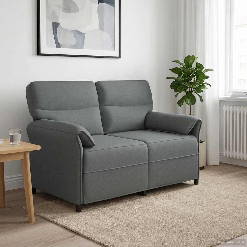 Sofa 100% Polyester, Metallrahmen, MDF, Sperrholz