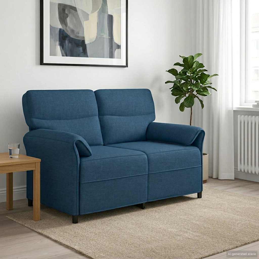 Sofa 100% Polyester, Metallrahmen, MDF, Sperrholz