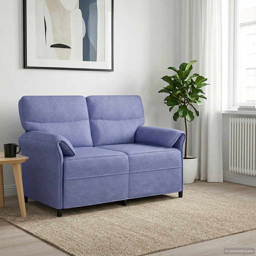 Sofa 100% Polyester, Metallrahmen, MDF, Sperrholz