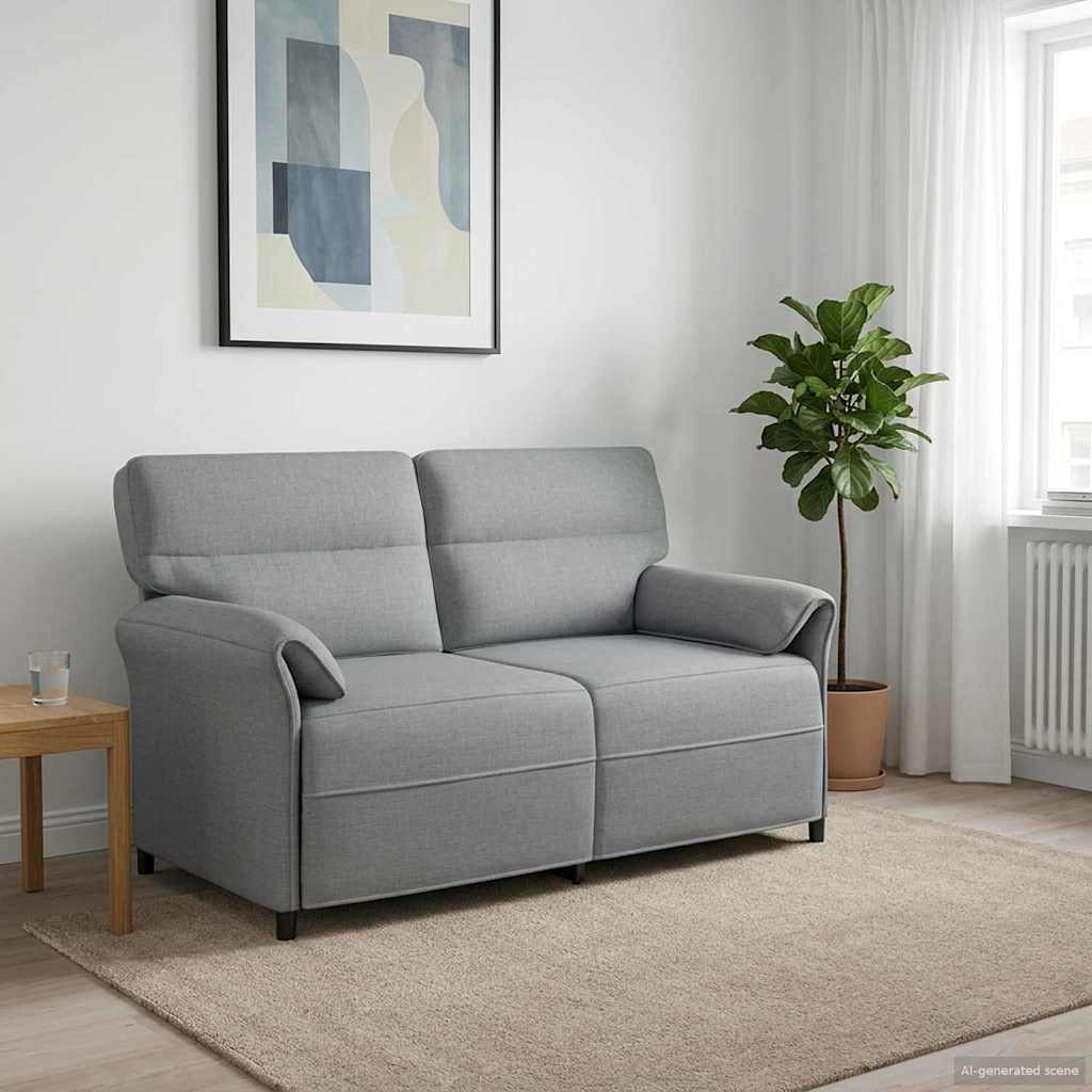 Sofa 100% Polyester, Metallrahmen, MDF, Sperrholz