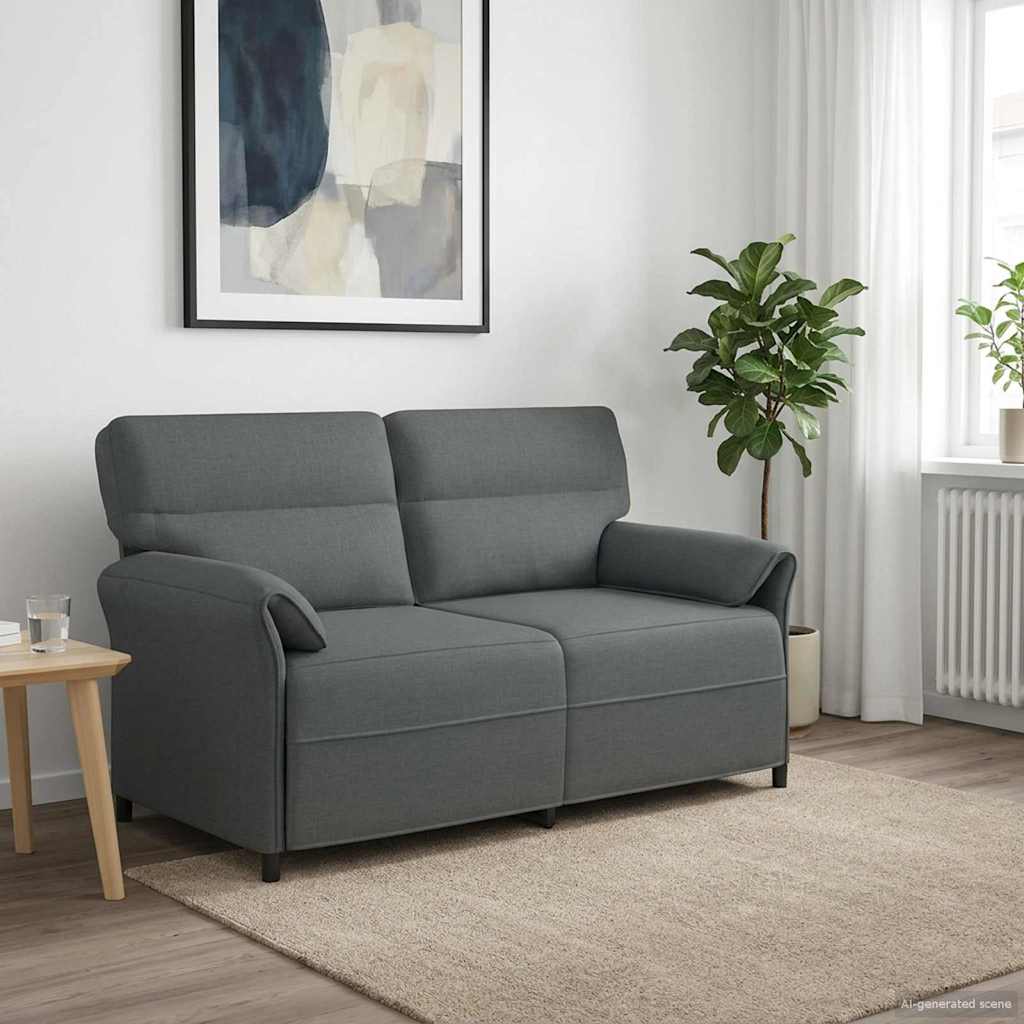 Sofa 100% Polyester, Metallrahmen, MDF, Sperrholz