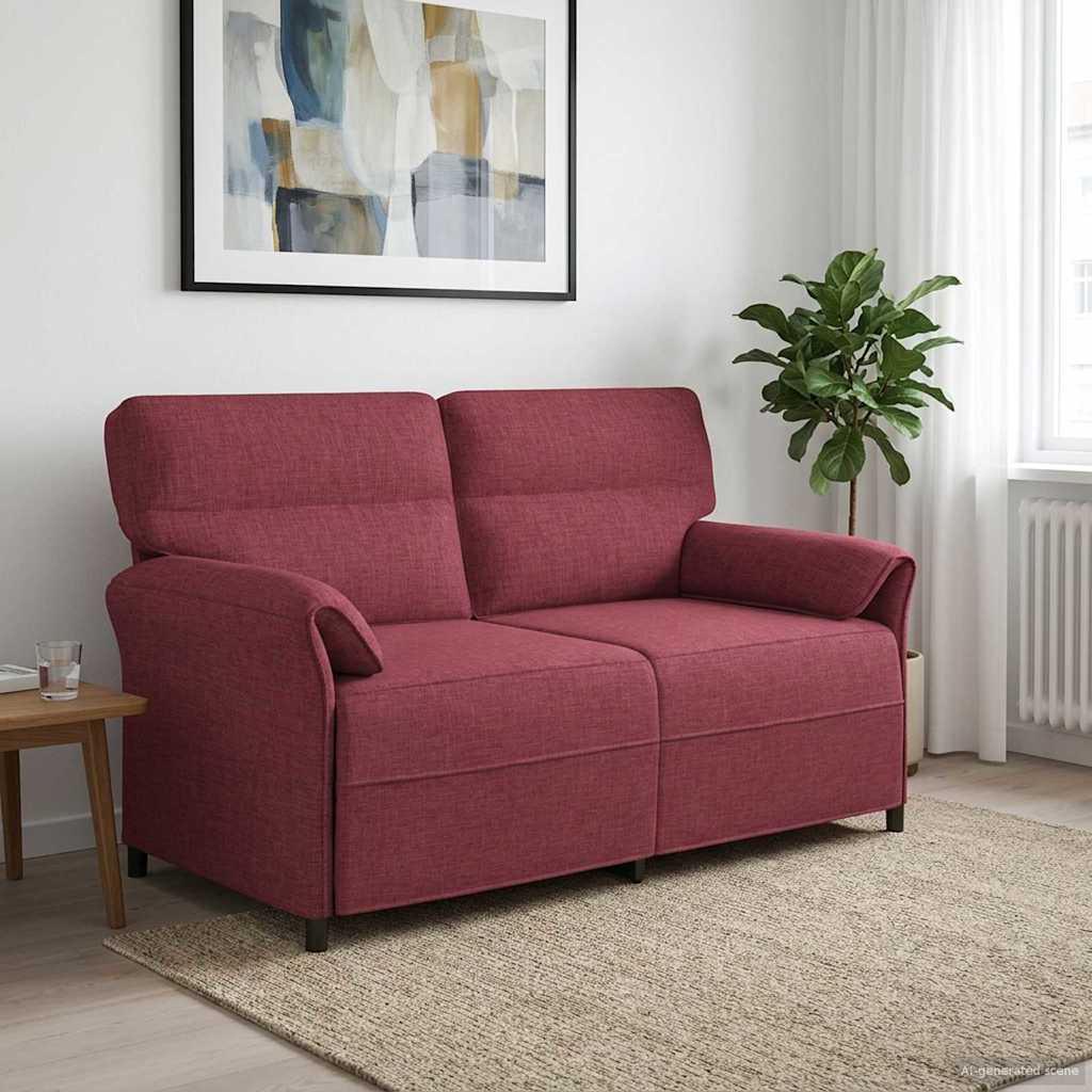 Sofa 100% Polyester, Metallrahmen, MDF, Sperrholz