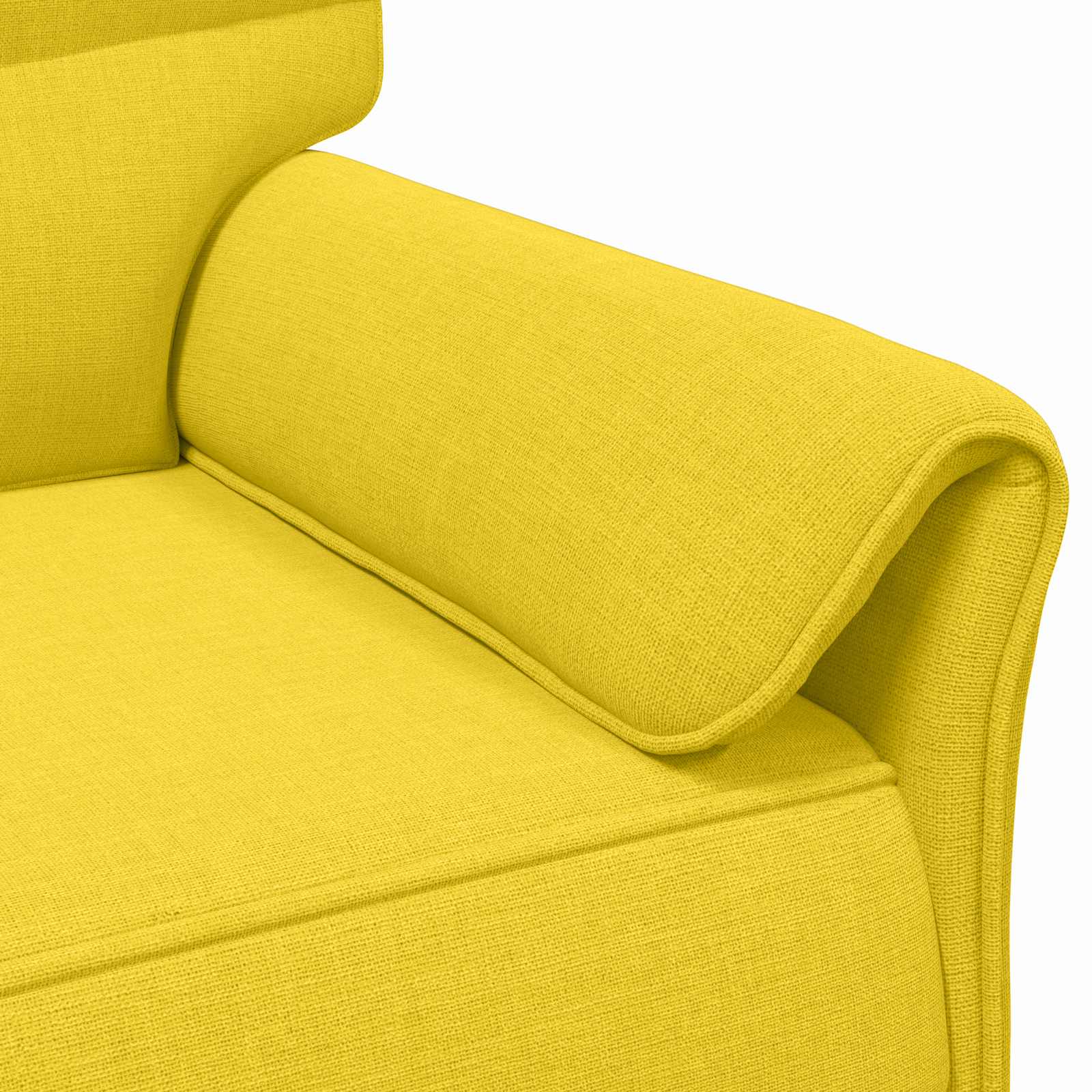 Sofa 100% Polyester, Metallrahmen, MDF, Sperrholz