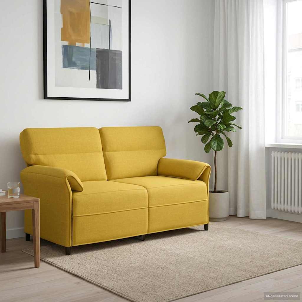 Sofa 100% Polyester, Metallrahmen, MDF, Sperrholz