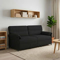 3-Sitzer-Sofa Schwarz 198 x 83 x 95 cm Stoff
