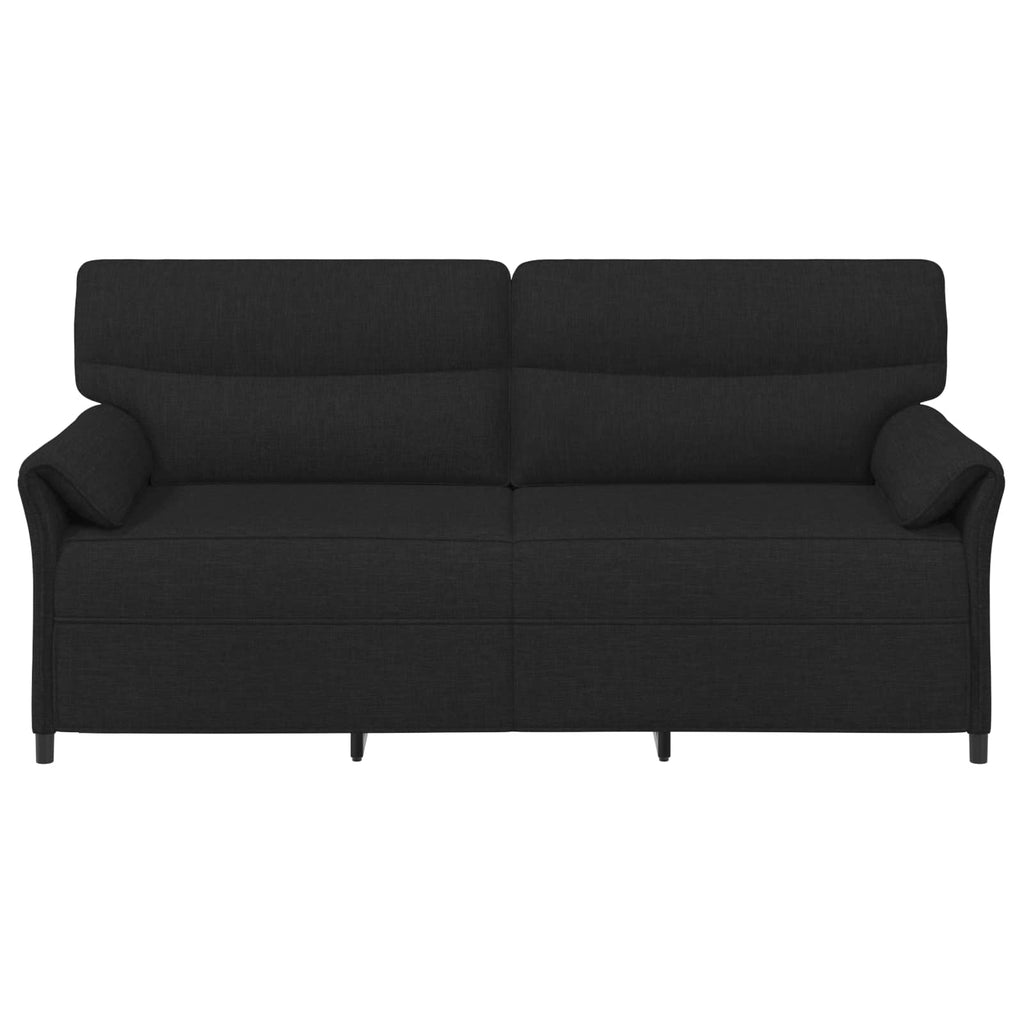 3-Sitzer-Sofa Schwarz 198 x 83 x 95 cm Stoff