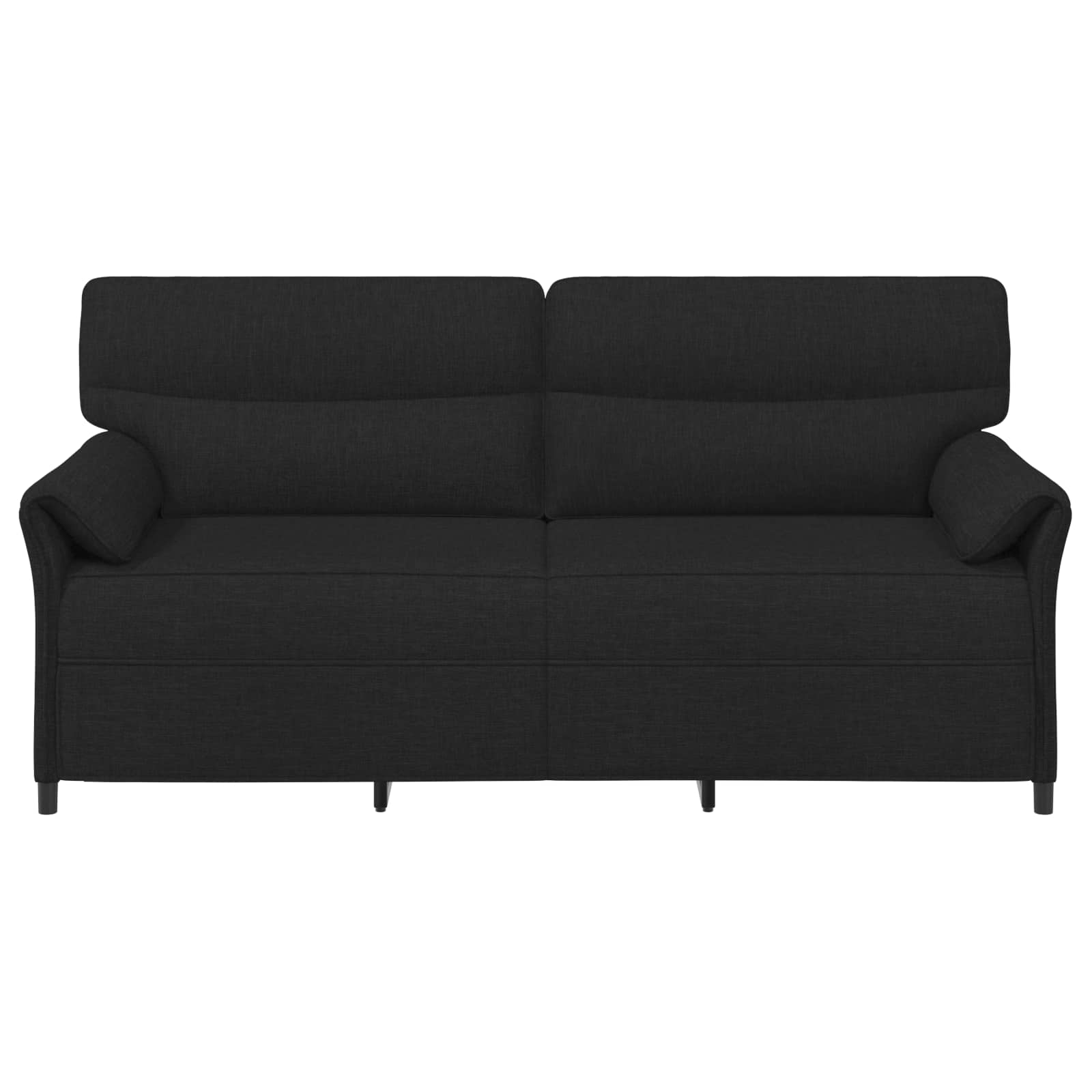 3-Sitzer-Sofa Schwarz 198 x 83 x 95 cm Stoff