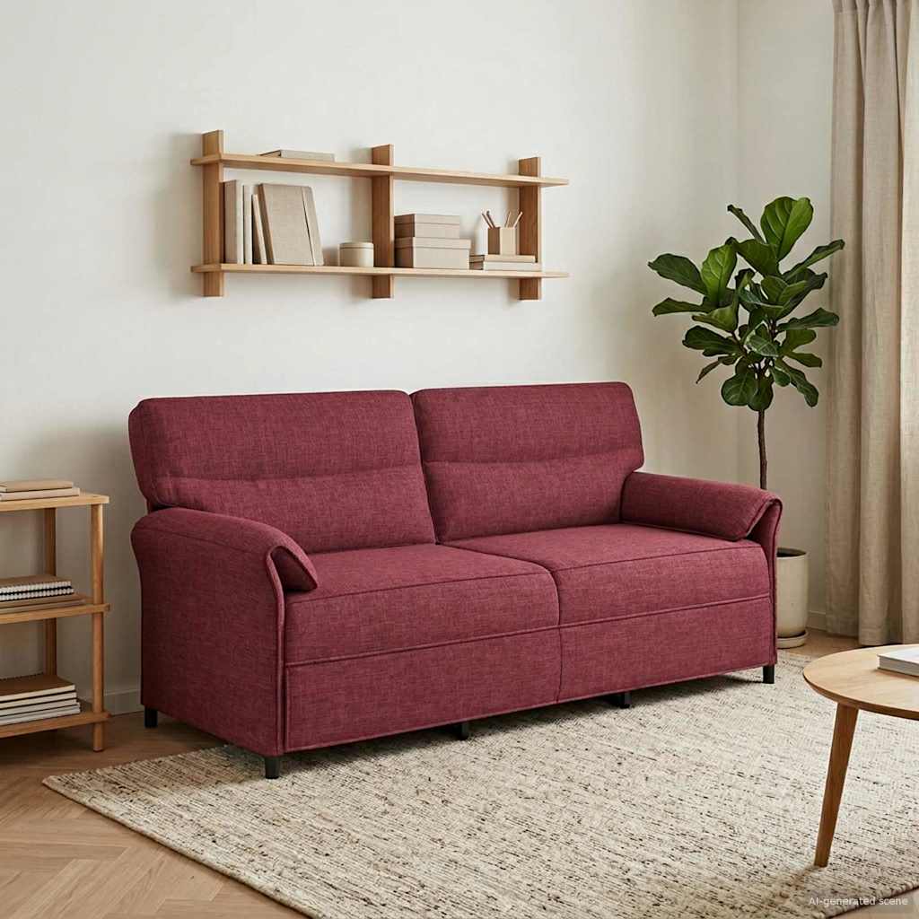 Sofa 100% Polyester, Metallrahmen, MDF, Sperrholz
