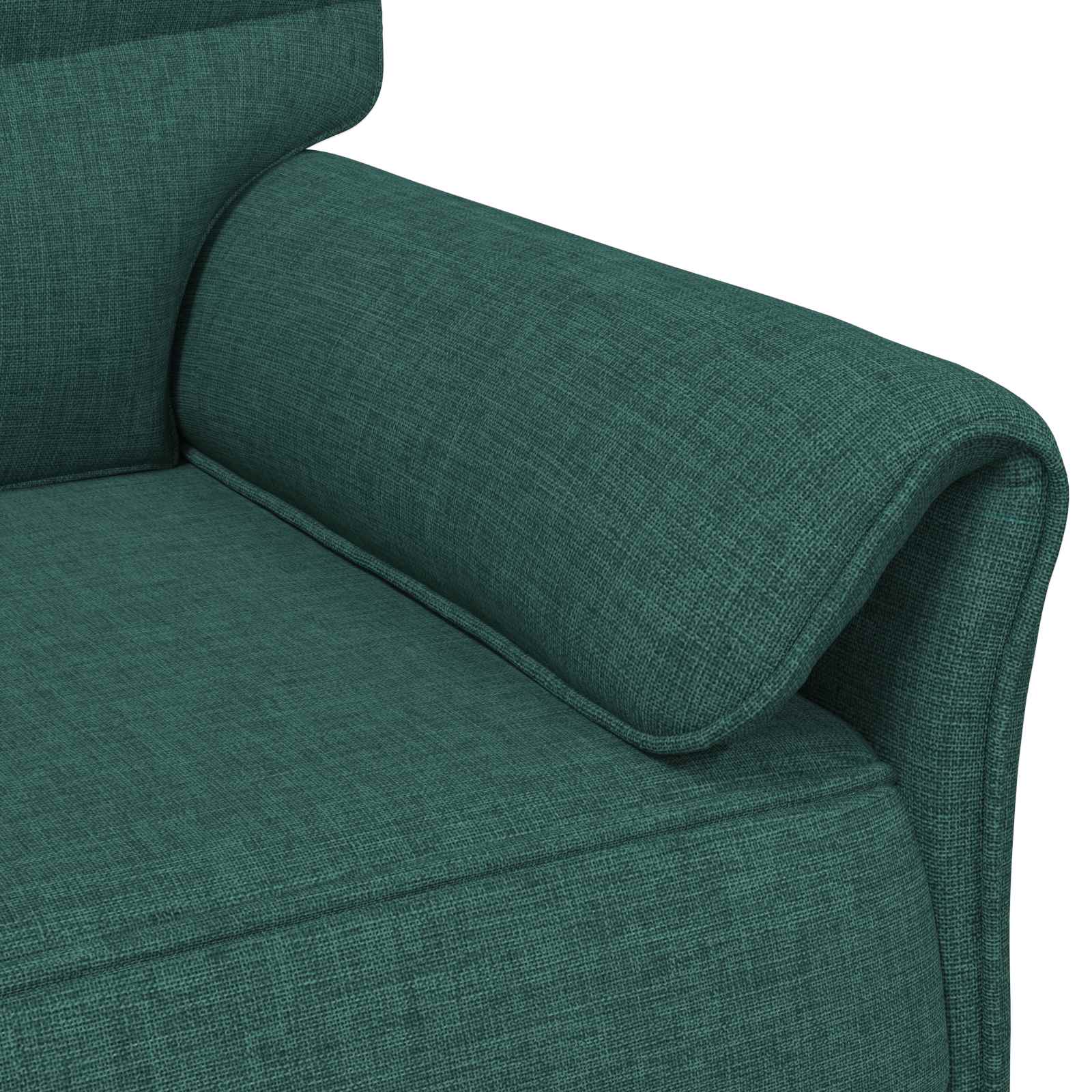 Sofa 100% Polyester, Metallrahmen, MDF, Sperrholz