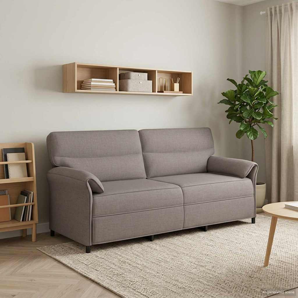 Sofa 100% Polyester, Metallrahmen, MDF, Sperrholz
