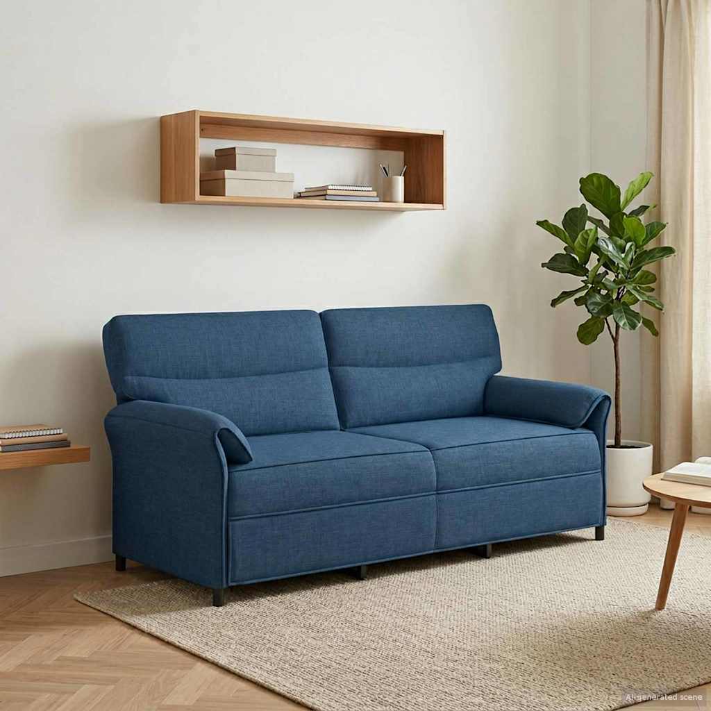 Sofa 100% Polyester, Metallrahmen, MDF, Sperrholz