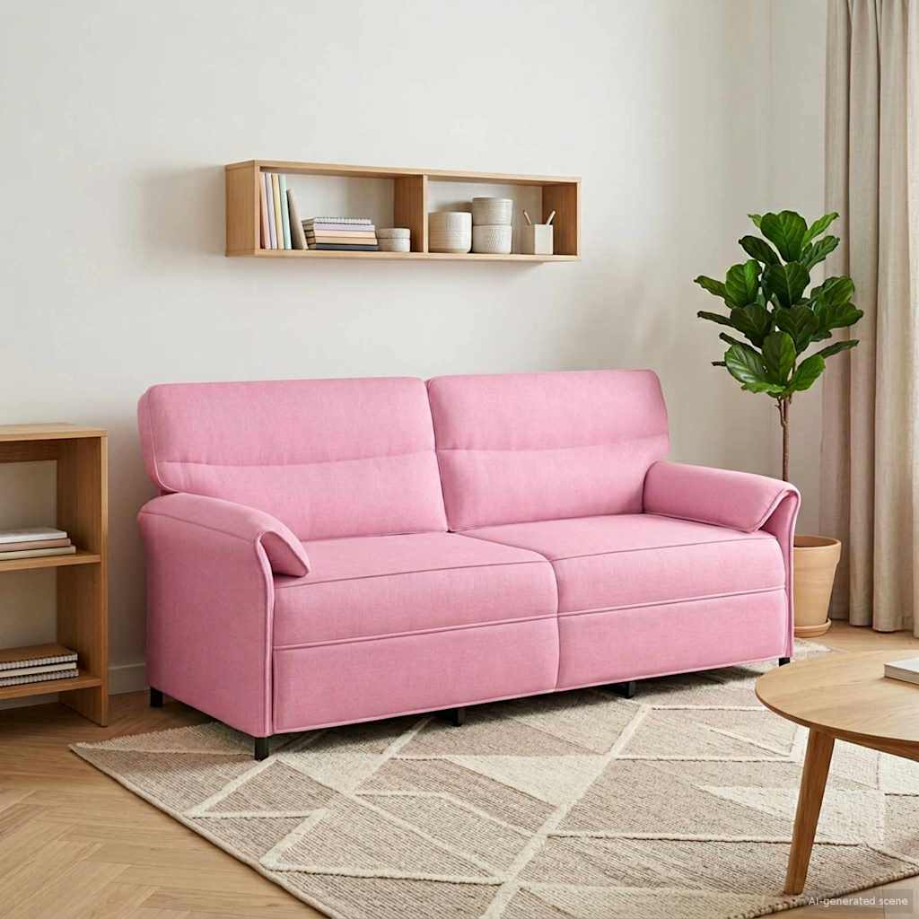 Sofa 100% Polyester, Metallrahmen, MDF, Sperrholz