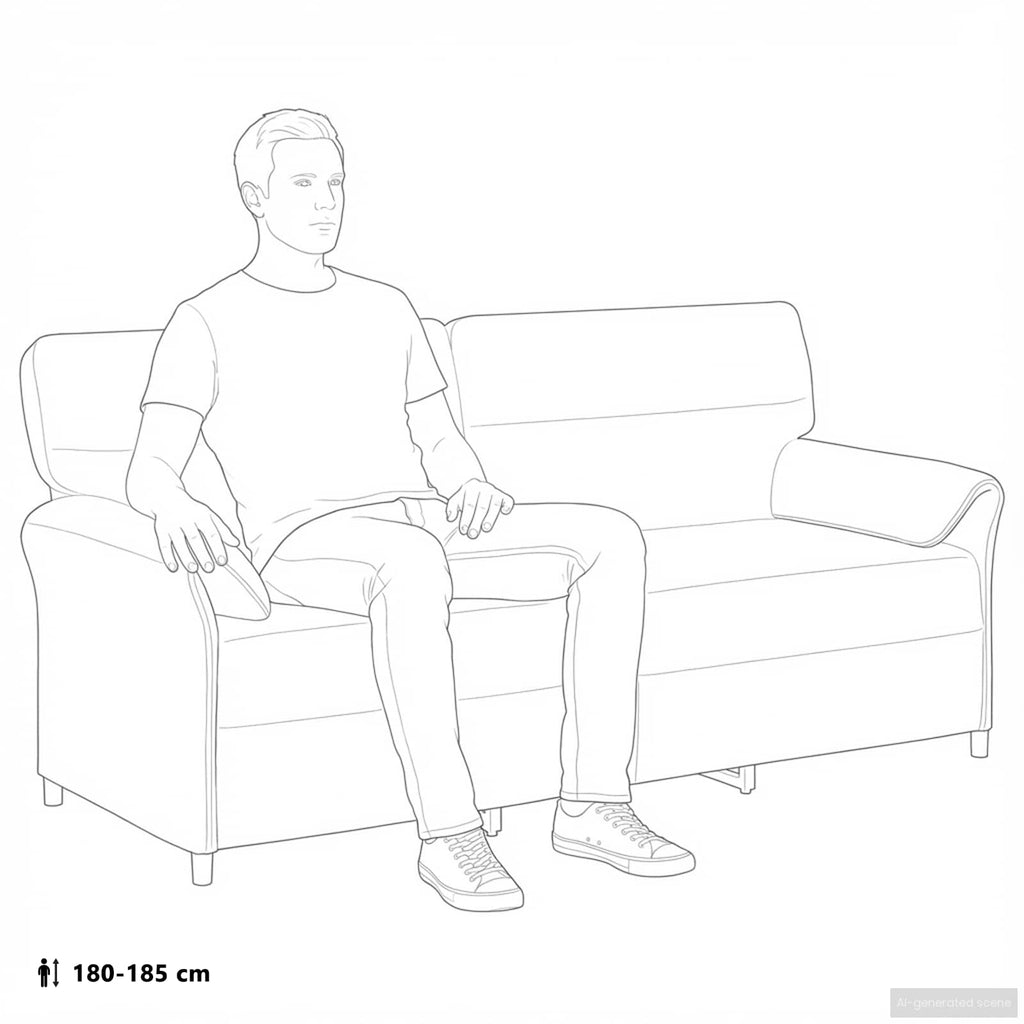 Sofa 100% Polyester, Metallrahmen, MDF, Sperrholz