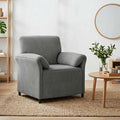 1-Sitzer Sofa Dunkelgrau 88 x 83 x 95 cm Samt