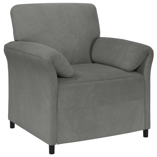 1-Sitzer Sofa Dunkelgrau 88 x 83 x 95 cm Samt