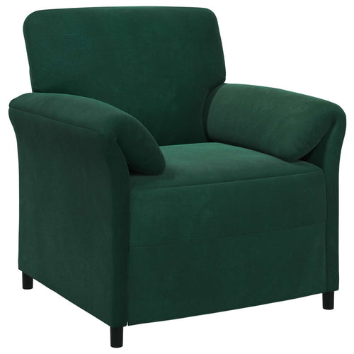 1-Sitzer Sofa Dunkelgrün 88 x 83 x 95 cm Samt