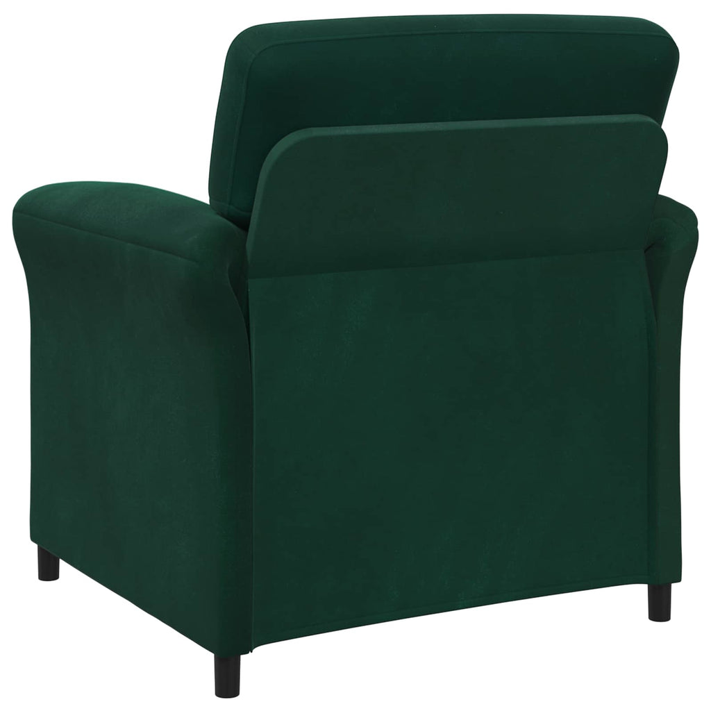 1-Sitzer Sofa Dunkelgrün 88 x 83 x 95 cm Samt