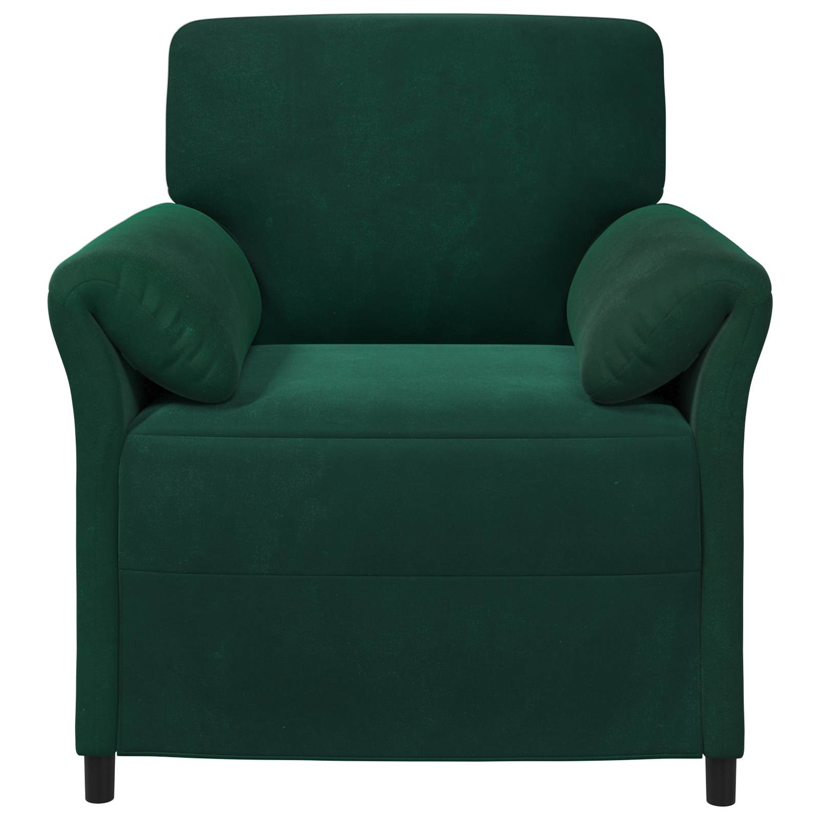 1-Sitzer Sofa Dunkelgrün 88 x 83 x 95 cm Samt