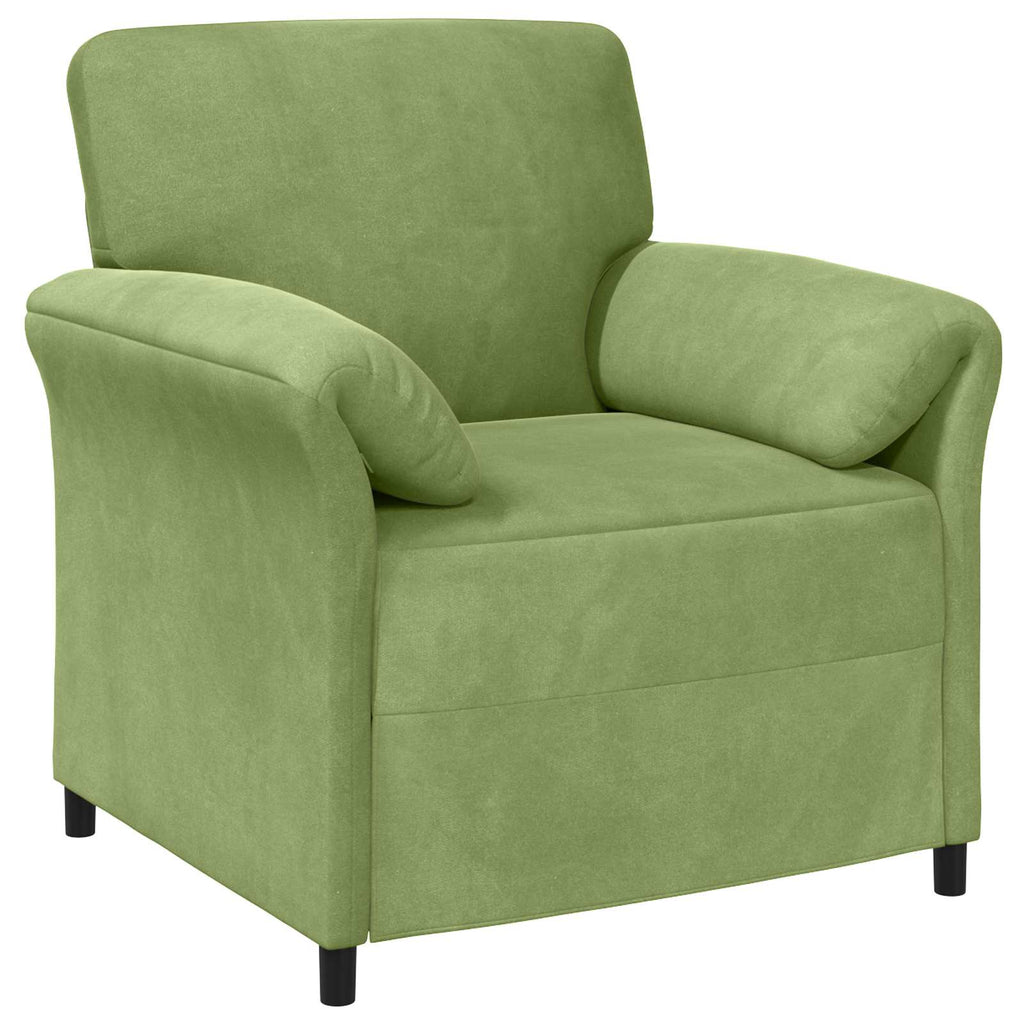 1-Sitzer Sofa Hellgrün 88 x 83 x 95 cm Samt