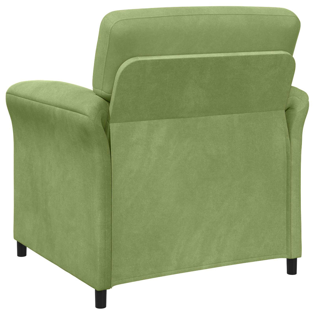 1-Sitzer Sofa Hellgrün 88 x 83 x 95 cm Samt