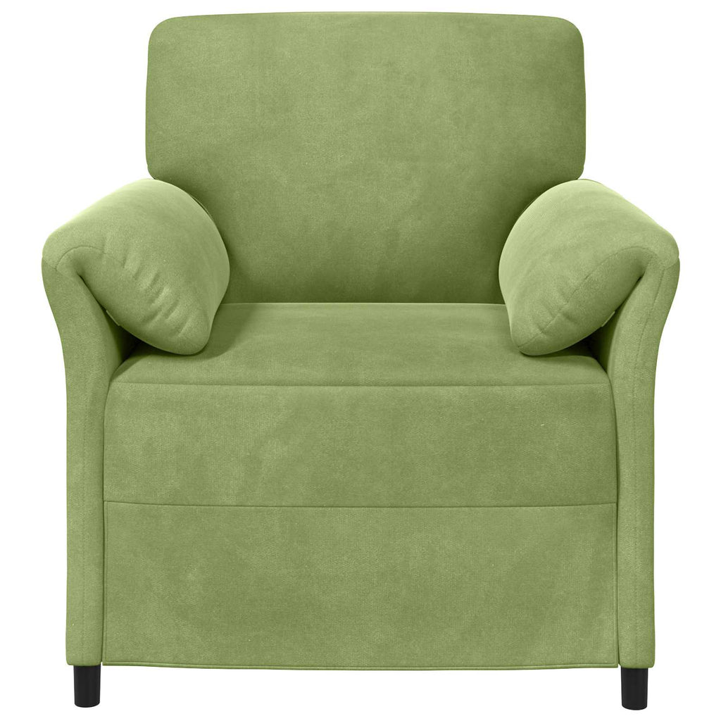 1-Sitzer Sofa Hellgrün 88 x 83 x 95 cm Samt