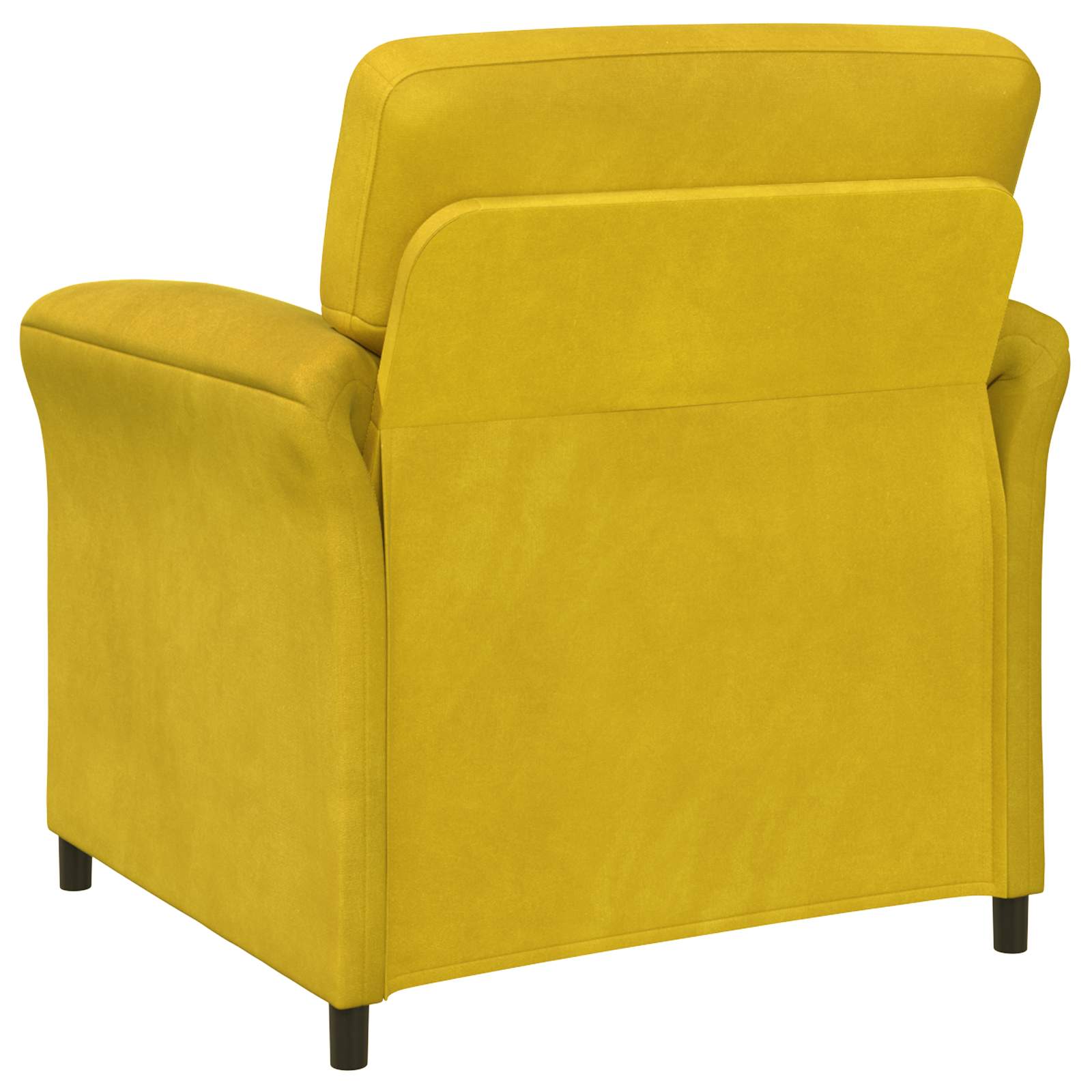 1-Sitzer Sofa Gelb 88 x 83 x 95 cm Samt