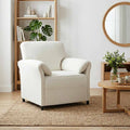 1-Sitzer Sofa Creme 88 x 83 x 95 cm Samt