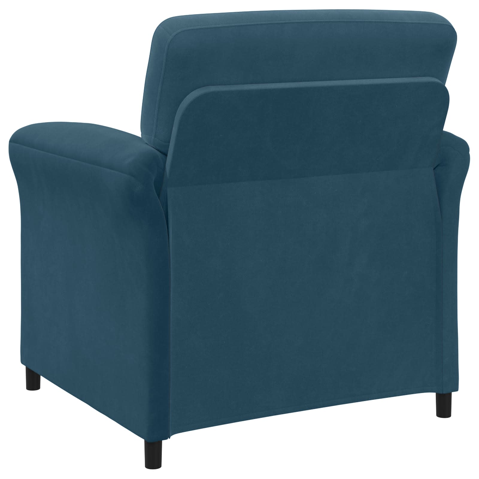1-Sitzer Sofa Blau 88 x 83 x 95 cm Samt