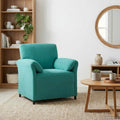 1-Sitzer Sofa Türkis 88 x 83 x 95 cm Samt